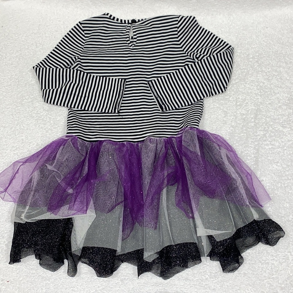 Emily rose day of the dead striped Halloween tutu dress size 6 - Picture 5 of 9